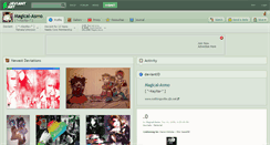 Desktop Screenshot of magical-asmo.deviantart.com