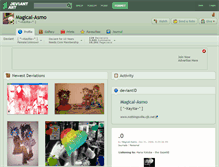 Tablet Screenshot of magical-asmo.deviantart.com