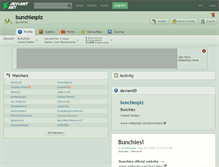 Tablet Screenshot of bunchiesplz.deviantart.com
