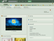 Tablet Screenshot of liooon.deviantart.com