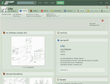 Tablet Screenshot of lrbc.deviantart.com