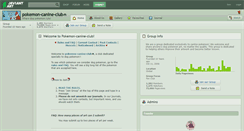 Desktop Screenshot of pokemon-canine-club.deviantart.com