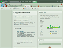 Tablet Screenshot of pokemon-canine-club.deviantart.com