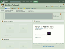 Tablet Screenshot of ghirahims-packageplz.deviantart.com