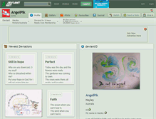 Tablet Screenshot of angelpik.deviantart.com