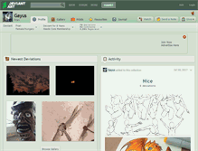 Tablet Screenshot of gayus.deviantart.com