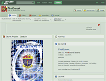 Tablet Screenshot of finalsunset.deviantart.com