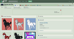 Desktop Screenshot of forever-art-fan.deviantart.com