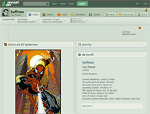 Tablet Screenshot of buffman.deviantart.com