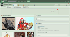 Desktop Screenshot of hakuryuvision.deviantart.com