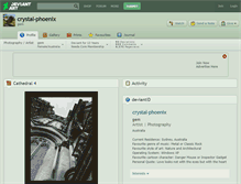 Tablet Screenshot of crystal-phoenix.deviantart.com