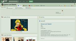 Desktop Screenshot of demon-lord-takeshi.deviantart.com