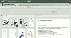 Desktop Screenshot of projectanonymus.deviantart.com