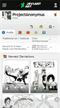 Mobile Screenshot of projectanonymus.deviantart.com