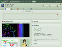 Tablet Screenshot of jaylein-skyler.deviantart.com