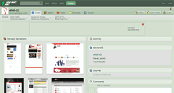 Desktop Screenshot of ensi-cz.deviantart.com