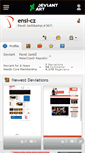 Mobile Screenshot of ensi-cz.deviantart.com