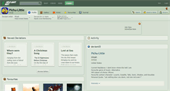 Desktop Screenshot of pichu-little.deviantart.com
