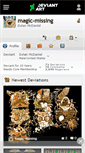 Mobile Screenshot of magic-missing.deviantart.com