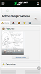 Mobile Screenshot of anime-hungergames.deviantart.com