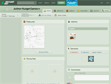 Tablet Screenshot of anime-hungergames.deviantart.com