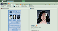 Desktop Screenshot of jamiecotc.deviantart.com