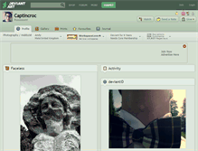 Tablet Screenshot of captincroc.deviantart.com