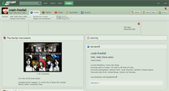 Desktop Screenshot of crash-freefall.deviantart.com