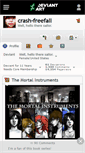 Mobile Screenshot of crash-freefall.deviantart.com