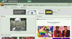 Desktop Screenshot of kingandqueenofcheese.deviantart.com