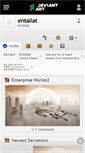 Mobile Screenshot of entallat.deviantart.com