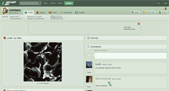 Desktop Screenshot of constanz.deviantart.com