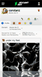 Mobile Screenshot of constanz.deviantart.com