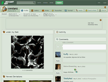 Tablet Screenshot of constanz.deviantart.com