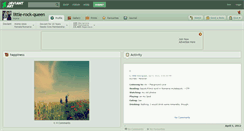 Desktop Screenshot of little-rock-queen.deviantart.com
