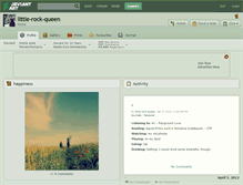 Tablet Screenshot of little-rock-queen.deviantart.com