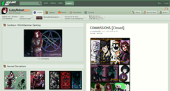 Desktop Screenshot of lulzyrobot.deviantart.com