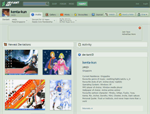 Tablet Screenshot of kenta-kun.deviantart.com