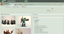 Desktop Screenshot of bythedock.deviantart.com