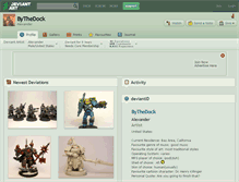 Tablet Screenshot of bythedock.deviantart.com