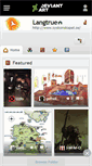 Mobile Screenshot of langtrue.deviantart.com