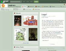 Tablet Screenshot of langtrue.deviantart.com