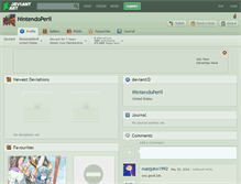 Tablet Screenshot of nintendoperil.deviantart.com