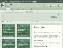 Tablet Screenshot of elecman99.deviantart.com
