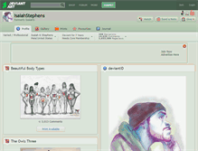Tablet Screenshot of isaiahstephens.deviantart.com