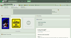 Desktop Screenshot of anti-censorship.deviantart.com