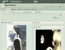 Tablet Screenshot of gobi-no-houkou.deviantart.com