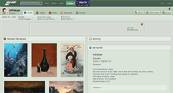 Desktop Screenshot of minieye.deviantart.com