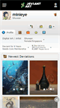 Mobile Screenshot of minieye.deviantart.com