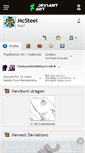 Mobile Screenshot of mcsteel.deviantart.com